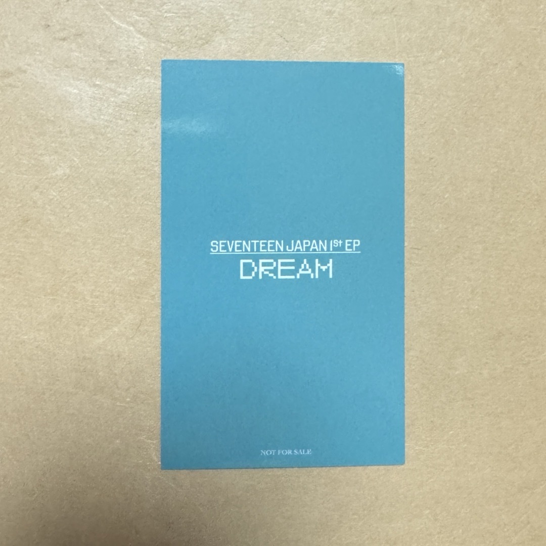 SEVENTEEN(セブンティーン)のSEVENTEEN DREAM HMV 特典 トレカ ウォヌ エンタメ/ホビーのタレントグッズ(アイドルグッズ)の商品写真