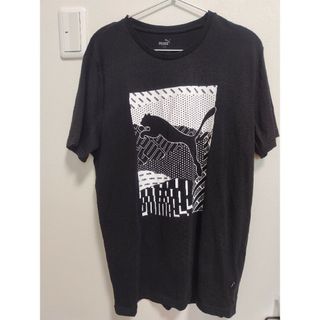 プーマ◇Tシャツ　メンズL 黒