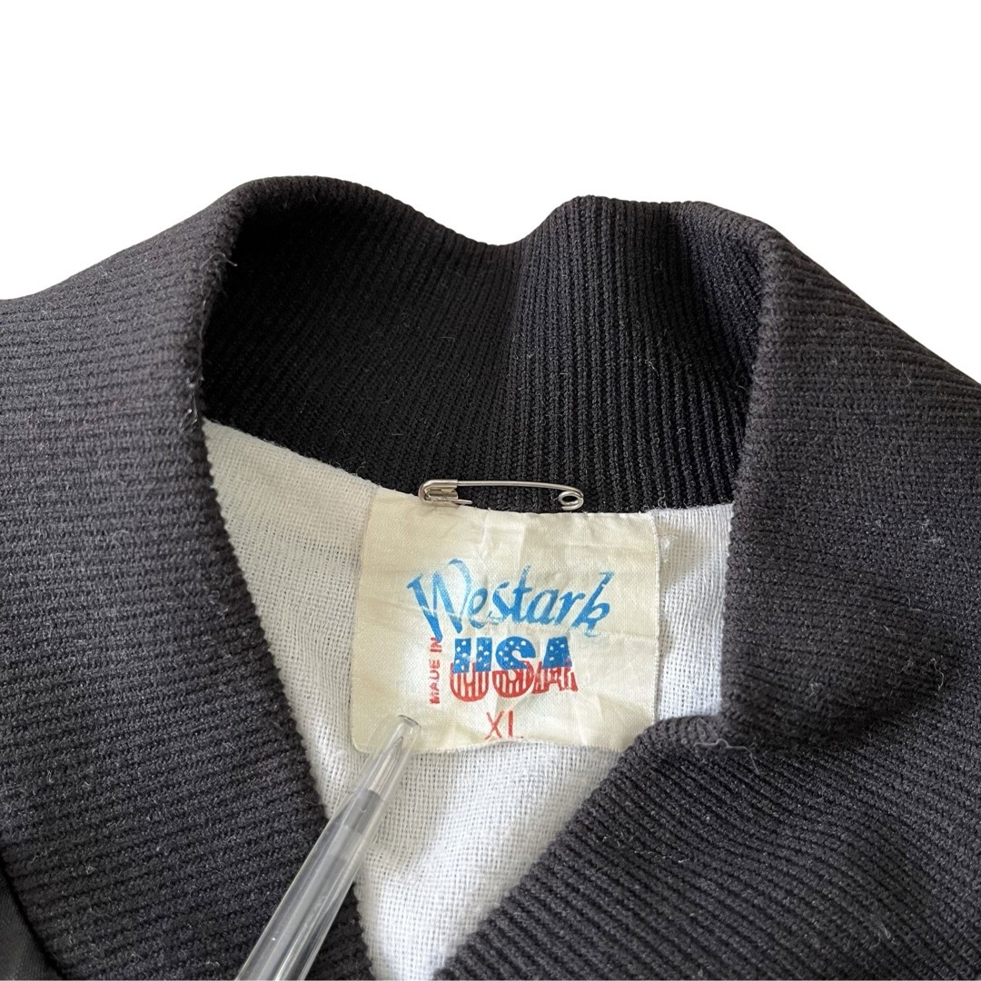 VINTAGE(ヴィンテージ)の【ヴィンテージ】80s WESTARK ナイロンスタジャン ブルゾン USA製 メンズのジャケット/アウター(ナイロンジャケット)の商品写真