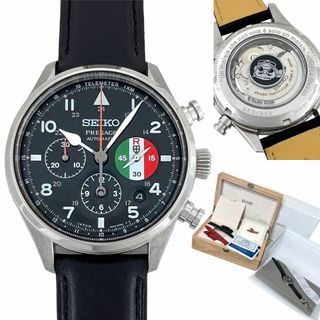 セイコー(SEIKO)のセイコー　時計　プレサージュ　紅の豚　スタジオジブリ限定　クロノグラフ　裏スケ(腕時計(アナログ))