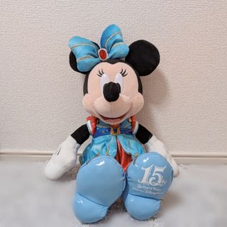 ディズニー(Disney)のディズニー ミニー ぬいぐるみ 15周年(キャラクターグッズ)