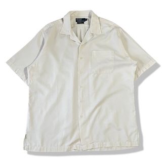 ポロラルフローレン(POLO RALPH LAUREN)の【90s】ポロラルフローレン CALDWELL シルク混 半袖 開襟シャツ L(シャツ)