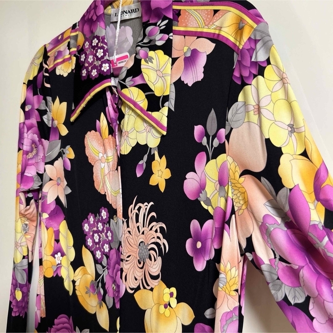 美品】LEONARD PARIS ワンピース 42 美品】LEONARD PARIS ワンピース 42