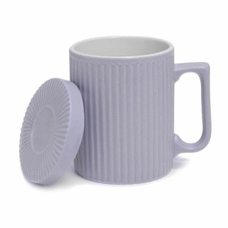 【色: パープル】Dostende 蓋付きコーヒーマグ、355ml（12オンス）(テーブル用品)