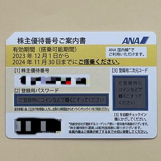 エーエヌエー(ゼンニッポンクウユ)(ANA(全日本空輸))のANA 全日空　株主優待券(その他)