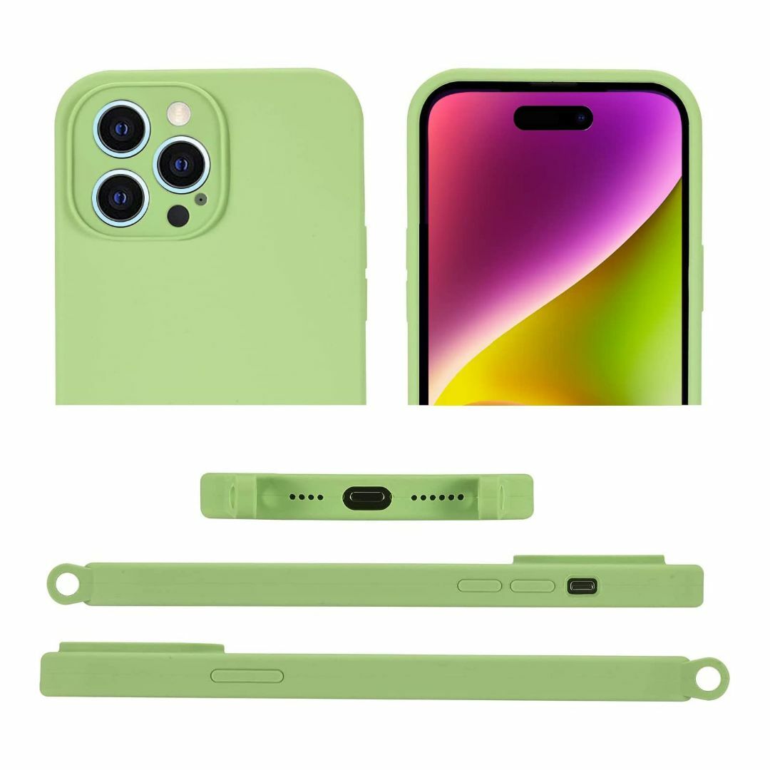 【色: Mint Green】Handodo Apple iPhone 14 P スマホ/家電/カメラのスマホアクセサリー(その他)の商品写真