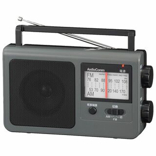 【2023最新】 オーム(OHM) 電機AudioComm ラジオ ポータブルラ(ラジオ)