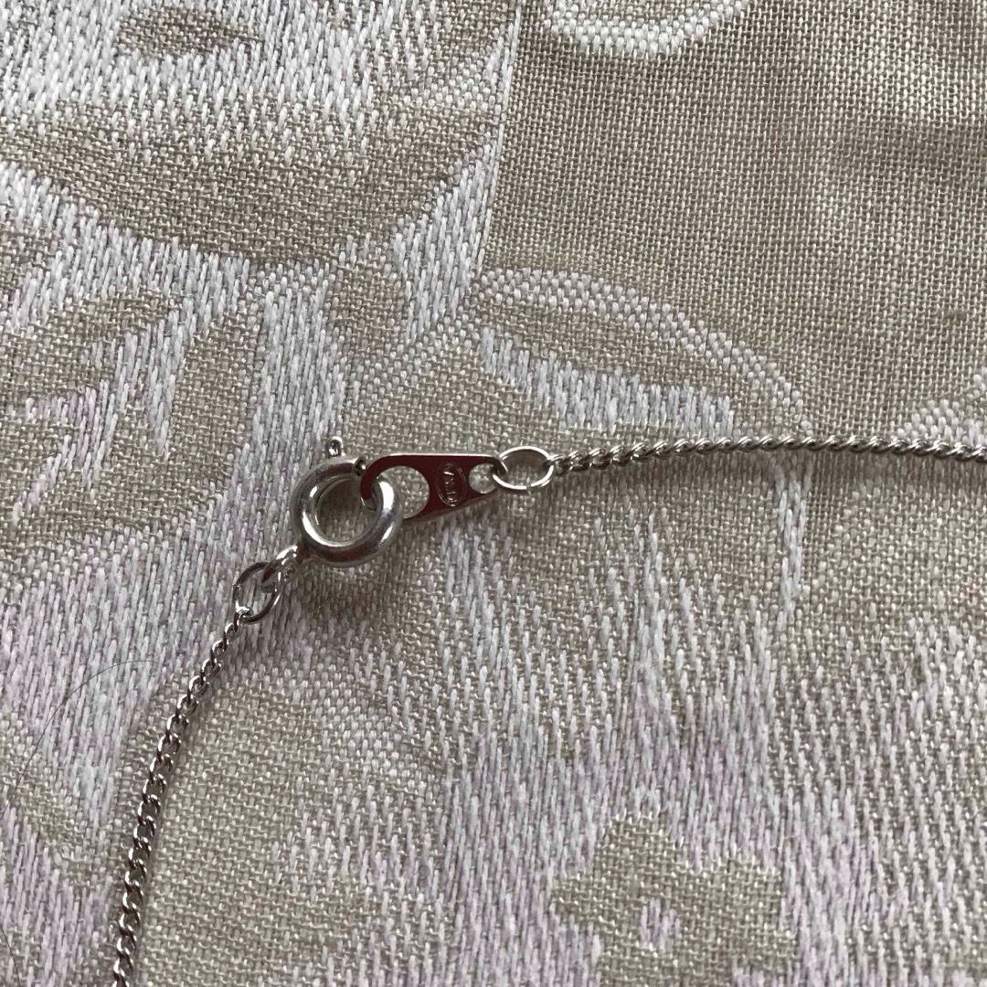 ドーム形ペンダントトップのネックレス　パープル系 レディースのアクセサリー(ネックレス)の商品写真
