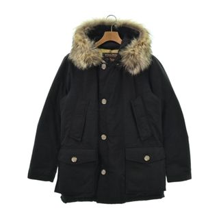 ウールリッチ(WOOLRICH)のWOOLRICH ウールリッチ ダウンジャケット/ダウンベスト S 黒 【古着】【中古】(ダウンジャケット)