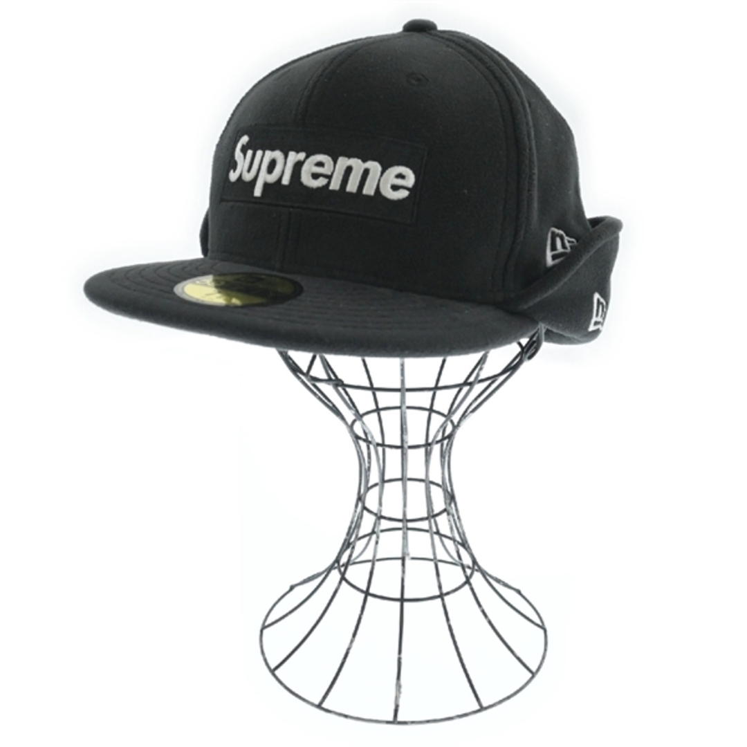 Supreme(シュプリーム)のSupreme シュプリーム キャップ 58.7 黒 【古着】【中古】 メンズの帽子(キャップ)の商品写真