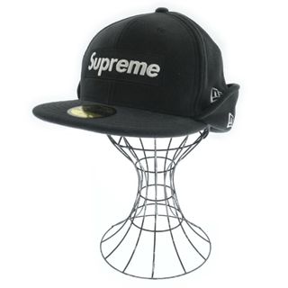 シュプリーム(Supreme)のSupreme シュプリーム キャップ 58.7 黒 【古着】【中古】(キャップ)