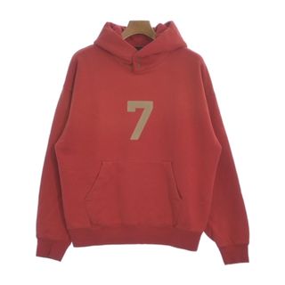 フィアオブゴッド(FEAR OF GOD)のFEAR OF GOD フィアオブゴッド パーカー S 赤 【古着】【中古】(パーカー)