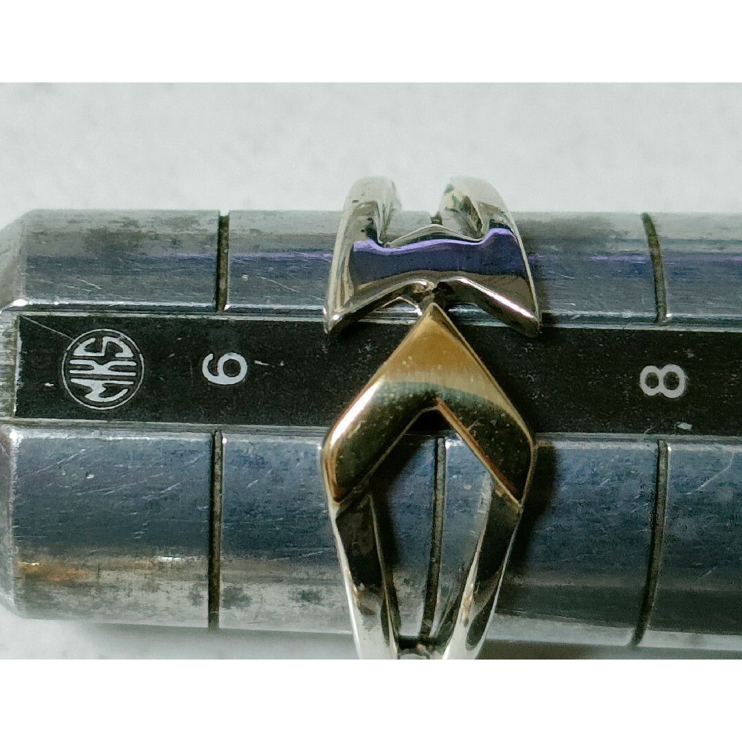 シルバーと10Kのリング＆ピアス レディースのアクセサリー(リング(指輪))の商品写真