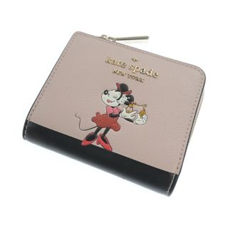 ケイトスペードニューヨーク(kate spade new york)のkate spade new york 財布・コインケース - ピンクx黒 【古着】【中古】(財布)