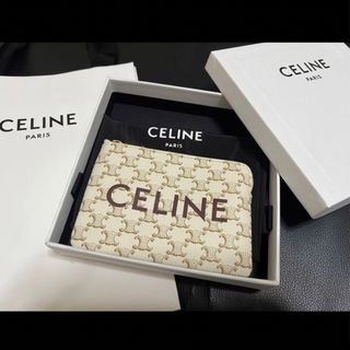 鑑定済新品 セリーヌCELINE コイン＆カードケース / トリオンフキャンバス