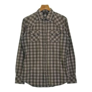 DIESEL - DIESEL ディーゼル カジュアルシャツ S 茶xベージュ(チェック) 【古着】【中古】