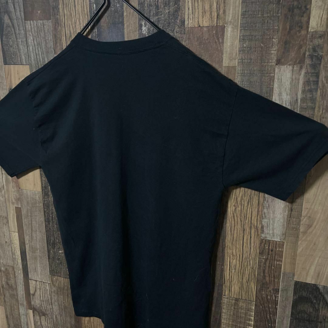 JERZEES(ジャージーズ)のフットボール ジャージーズ L メンズ ブラック USA古着 半袖 Tシャツ メンズのトップス(Tシャツ/カットソー(半袖/袖なし))の商品写真