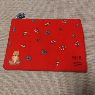 ☆新品未使用☆SK-II　Maison Kitsune 限定ポーチ　ノベルティ