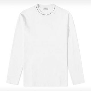 ★希少★ MONCLER ロンT 長袖Tシャツ Ｌ　ホワイト モンクレール 完売