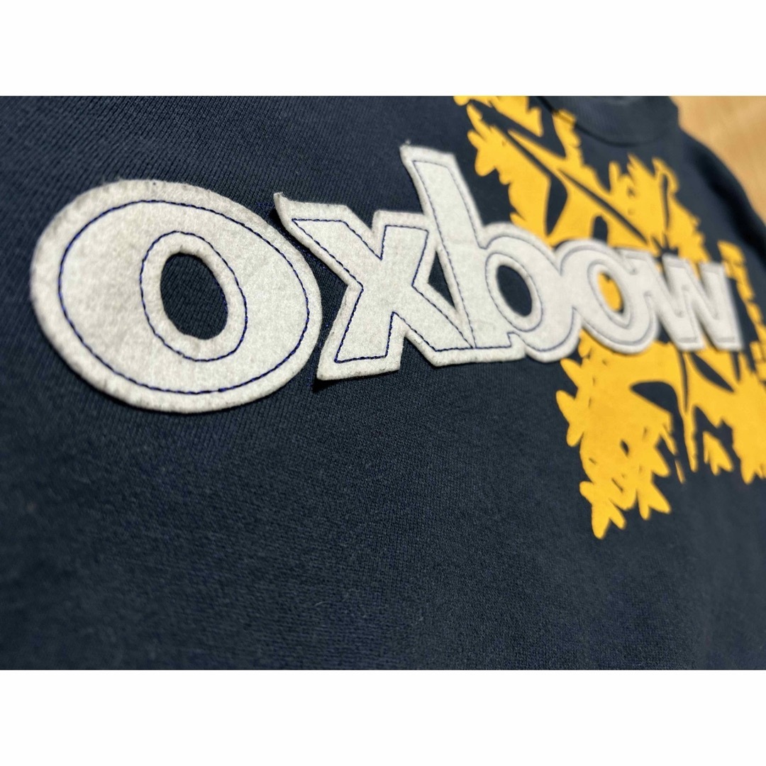 Oxbow(オックスボウ)の希少　OXBOW オックスボウ　フェルトロゴ　スウェット メンズのトップス(スウェット)の商品写真