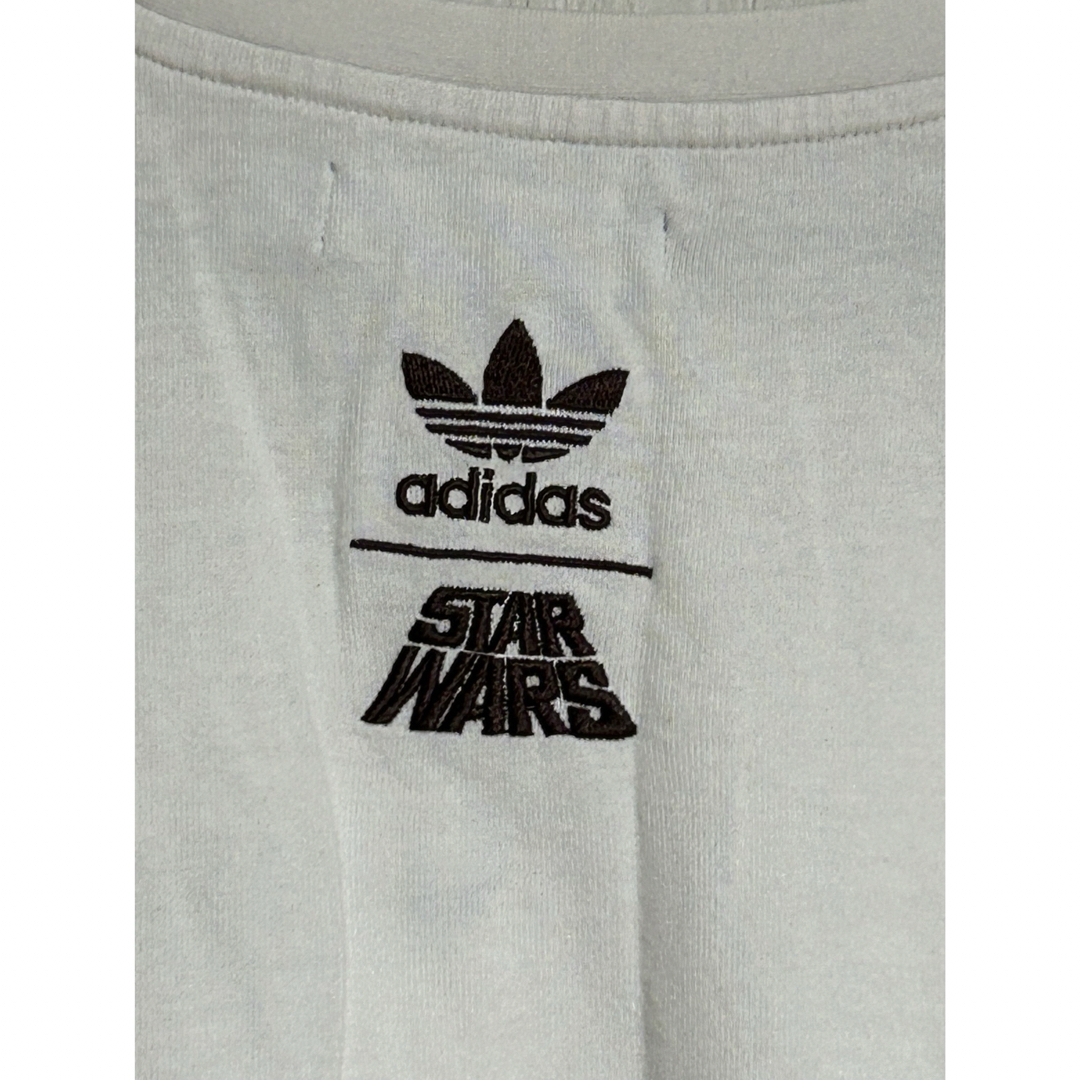 adidas(アディダス)の美品adidas×STAR WARS コラボ　刺繍ロゴ入り　半袖Tシャツ メンズのトップス(Tシャツ/カットソー(半袖/袖なし))の商品写真