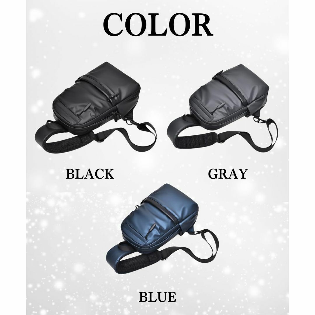 【色: グレー】[フレイムアーク] ボディバッグ ショルダーバッグ メンズ 斜め メンズのバッグ(その他)の商品写真