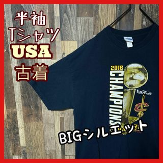 ネイビー メンズ NBA バスケ XL スポーツ ゆるだぼ 古着 半袖 Tシャツ(Tシャツ/カットソー(半袖/袖なし))