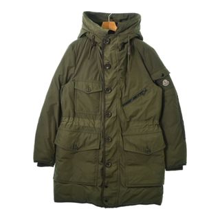 モンクレール(MONCLER)のMONCLER モンクレール ダウンコート 3(L位) カーキ 【古着】【中古】(その他)