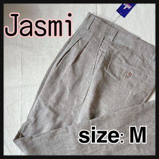 jasmi ジャスミ シルク&ウール ボトムスパンツ スラックス Mサイズ(その他)