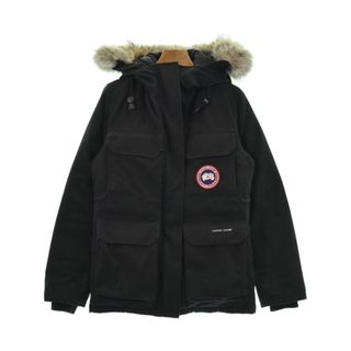 カナダグース(CANADA GOOSE)のCANADA GOOSE カナダグース ダウンジャケット/ダウンベスト S 黒 【古着】【中古】(ダウンジャケット)