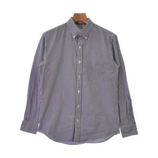 Brooks Brothers - Brooks Brothers カジュアルシャツ S 紺x白(チェック) 【古着】【中古】