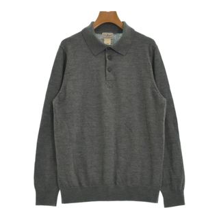 L.L.Bean - L.L.Bean エルエルビーン ニット・セーター L グレー 【古着】【中古】