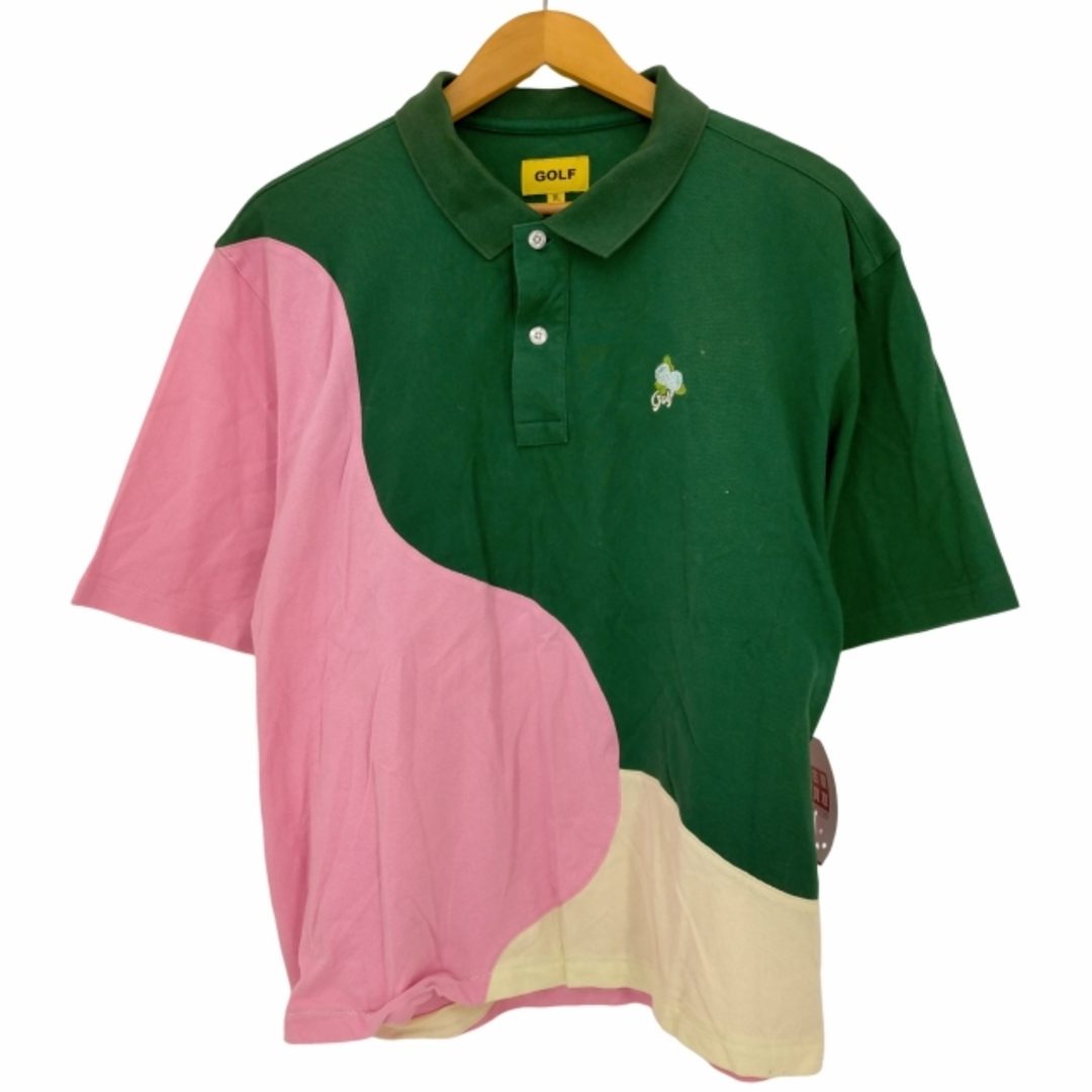 GOLF WANG(ゴルフワン) BLOCK PIQUE POLO ポロシャツ メンズのトップス(ポロシャツ)の商品写真