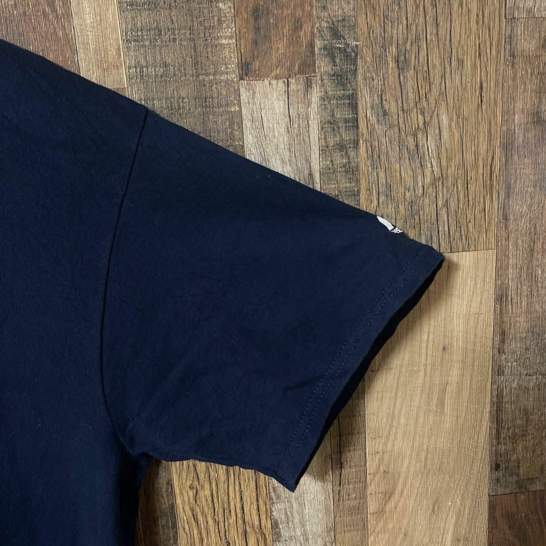 Russell Athletic(ラッセルアスレティック)のラッセルアスレティック ネイビー チームロゴ メンズ L 古着 半袖 Tシャツ メンズのトップス(Tシャツ/カットソー(半袖/袖なし))の商品写真