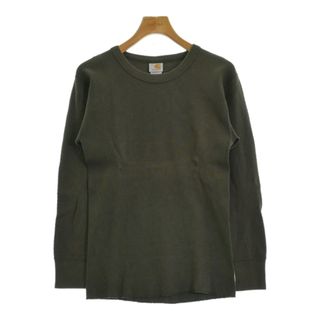 カーハート(carhartt)のCarhartt カーハート Tシャツ・カットソー M カーキ 【古着】【中古】(Tシャツ/カットソー(半袖/袖なし))