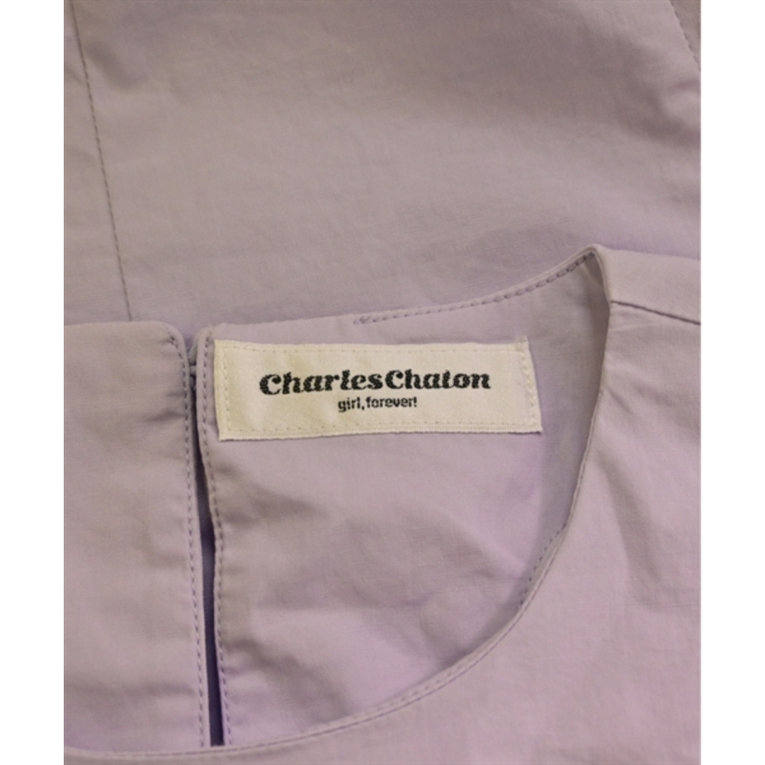 Charles Chaton(シャルルシャトン)のcharles chaton シャルルシャトン ブラウス 34(XS位) 紫 【古着】【中古】 レディースのトップス(シャツ/ブラウス(長袖/七分))の商品写真
