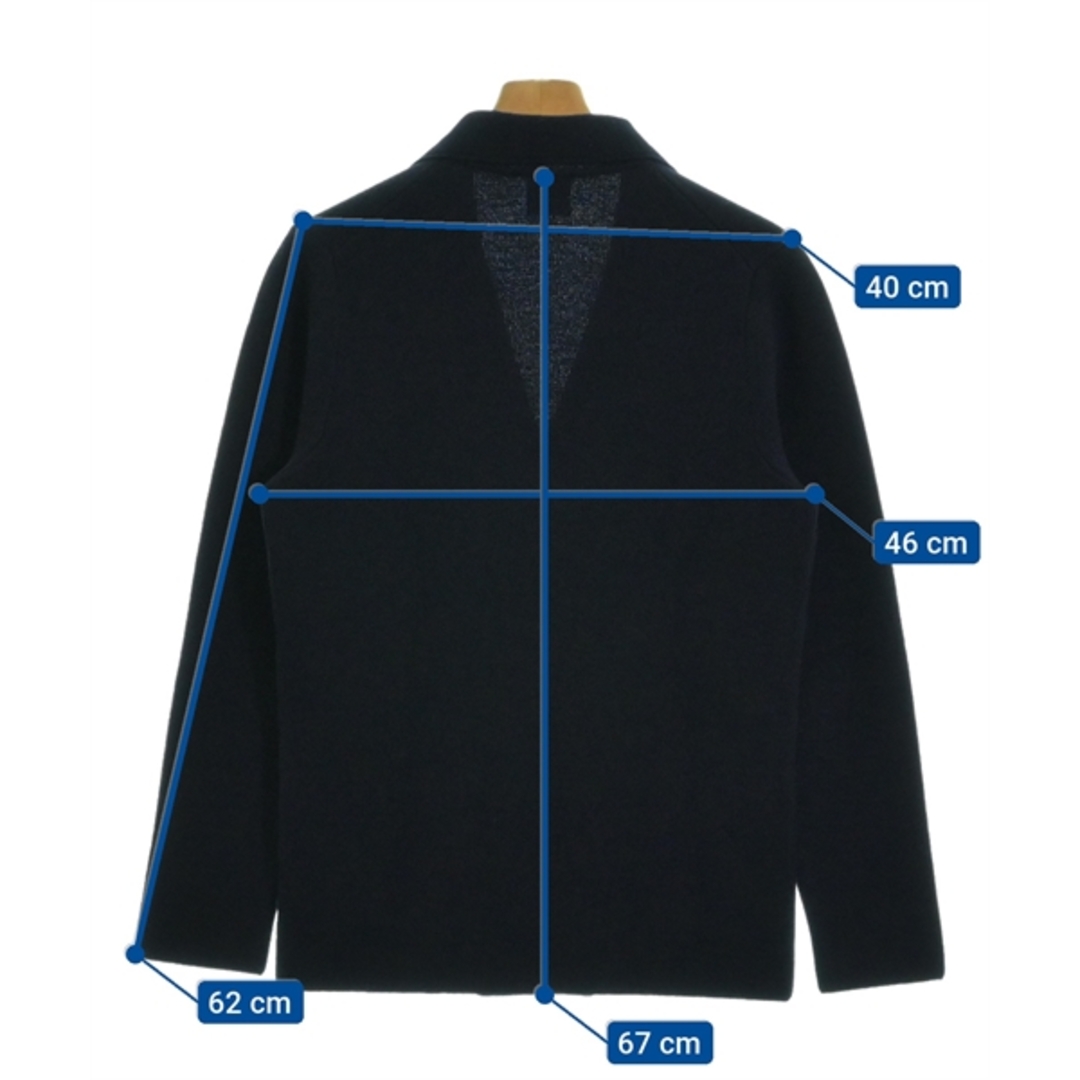 ANDREA FENZI カジュアルジャケット 44(S位) 紺 【古着】【中古】 メンズのジャケット/アウター(テーラードジャケット)の商品写真
