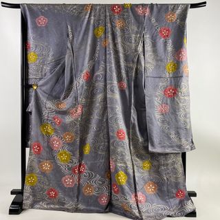 振袖 身丈173cm 裄丈72cm 正絹 秀品 【中古】(着物)