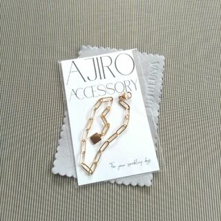 ajiro　ブレスレット　サージカルステンレス　ゴールド　ムーン　月