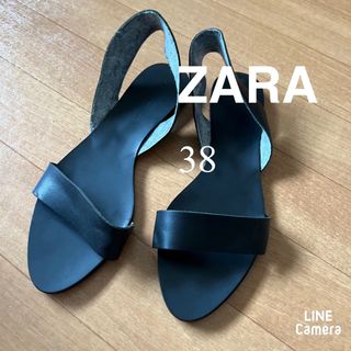 ZARA - ZARA フラットサンダル　38