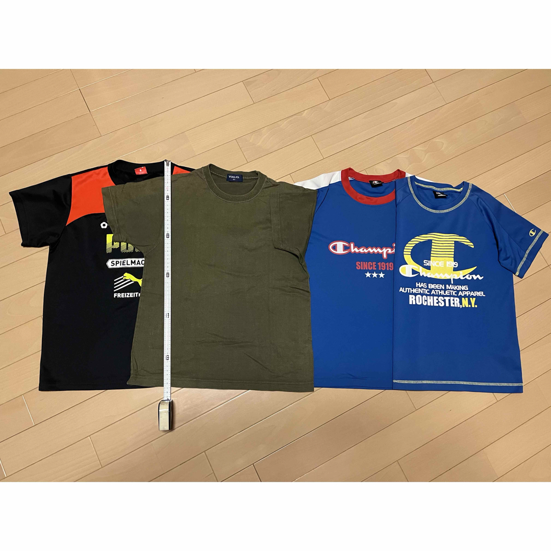 Tシャツ　150cm 4枚セット　プーマ　チャンピオン他 キッズ/ベビー/マタニティのキッズ服男の子用(90cm~)(Tシャツ/カットソー)の商品写真