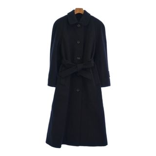 アクアスキュータム(AQUA SCUTUM)のAQUASCUTUM アクアスキュータム ステンカラーコート 6(XS位) 黒 【古着】【中古】(その他)