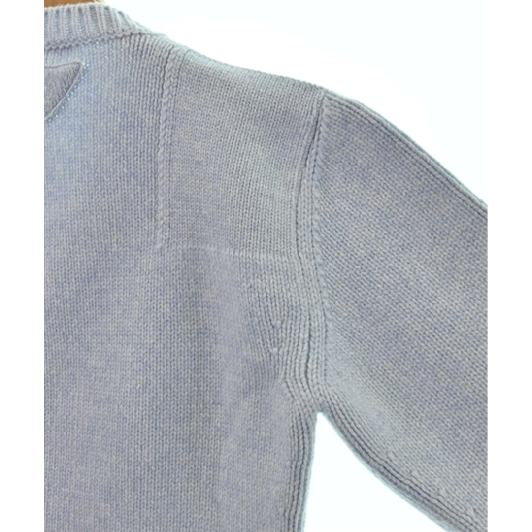 PRADA(プラダ)のPRADA プラダ ニット・セーター 50(XL位) 水色 【古着】【中古】 メンズのトップス(ニット/セーター)の商品写真