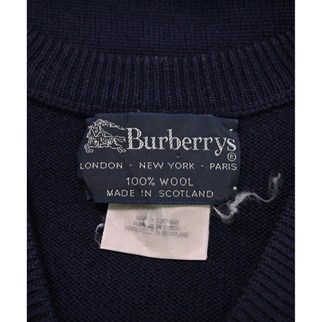 BURBERRY(バーバリー)のBURBERRY バーバリー ニット・セーター S 紺 【古着】【中古】 メンズのトップス(ニット/セーター)の商品写真