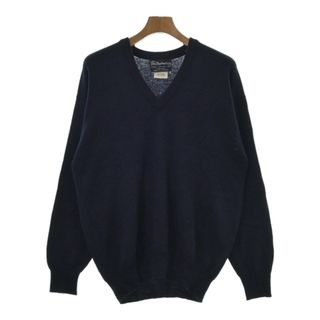 BURBERRY バーバリー ニット・セーター S 紺 【古着】【中古】