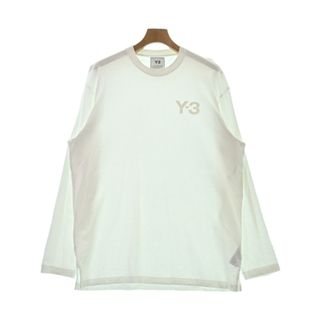 ワイスリー(Y-3)のY-3 ワイスリー Tシャツ・カットソー L 白 【古着】【中古】(Tシャツ/カットソー(半袖/袖なし))