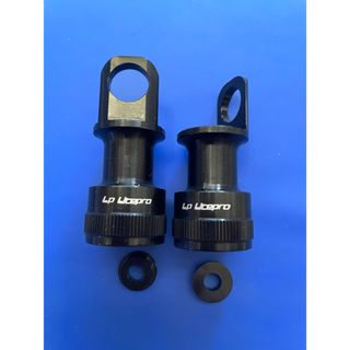 ペダルホルダー　クイックリリース 黒 2個 Ezy互換　LitePro(パーツ)