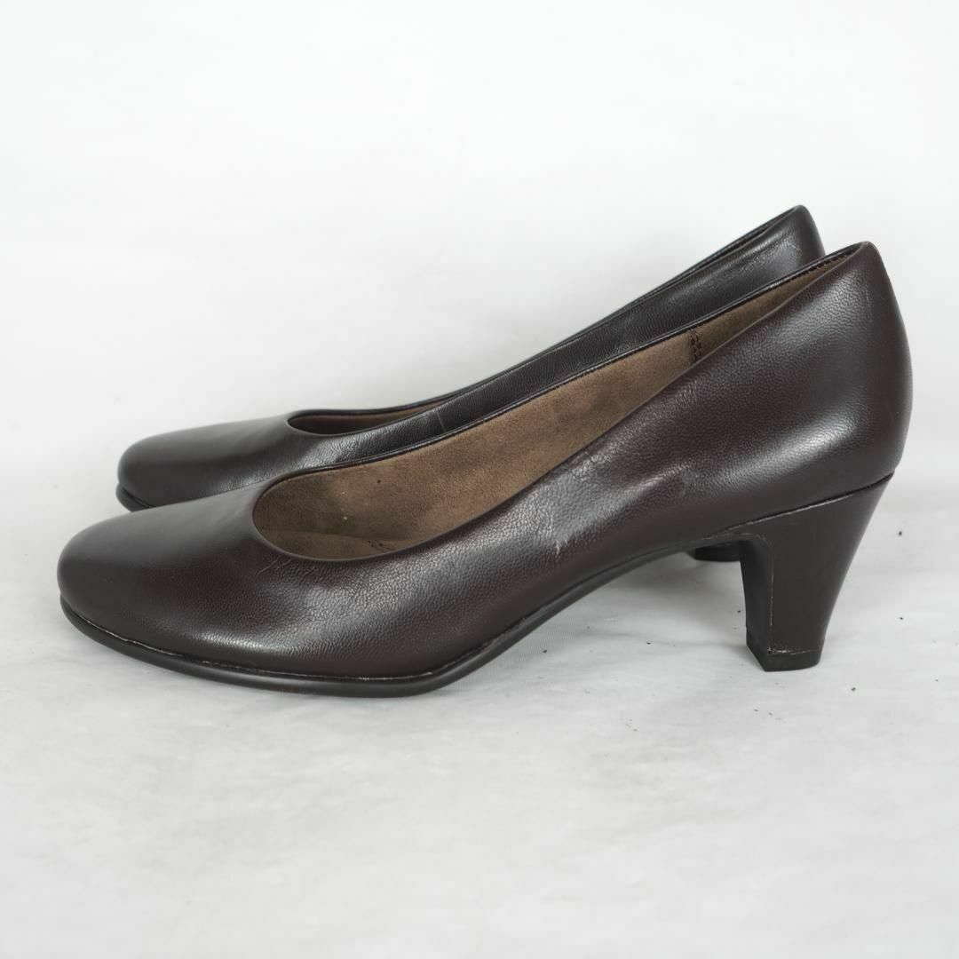 AEROSOLES*エアロソール*パンプス*US7-24cm*茶*M5099 レディースの靴/シューズ(ハイヒール/パンプス)の商品写真