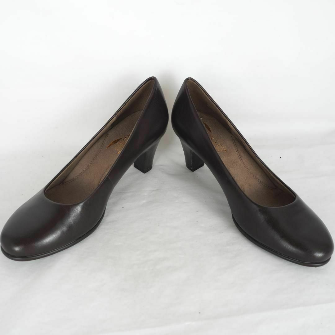 AEROSOLES*エアロソール*パンプス*US7-24cm*茶*M5099 レディースの靴/シューズ(ハイヒール/パンプス)の商品写真