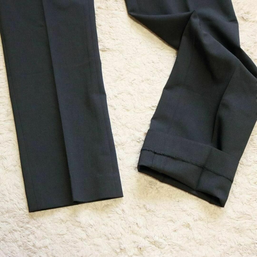 UNIQLO(ユニクロ)のUNIQLO 感動パンツ 2WAYストレッチ ウールライク 73cm ブラック メンズのパンツ(スラックス)の商品写真